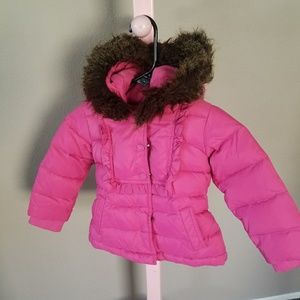 Baby Gap winter coat puffer pink size 4t